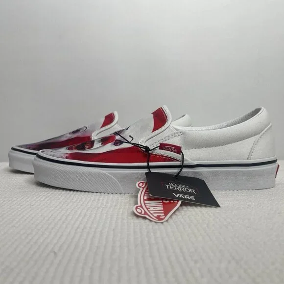 Vans House Of Terror Classic Slip On Shoes Size 6.5 M 8 W IT  display picture 2